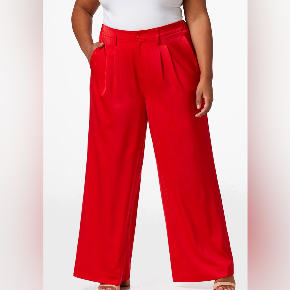 NWT Cato Satin Trouser Pants